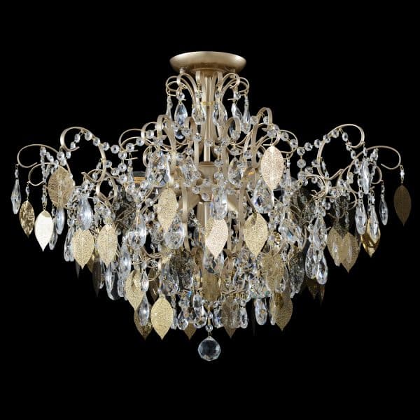 Светильник потолочный Crystal Lux ESMIRALDA PL9 GOLD — изображение 2
