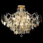 Светильник потолочный Crystal Lux ESMIRALDA PL9 GOLD — изображение 3