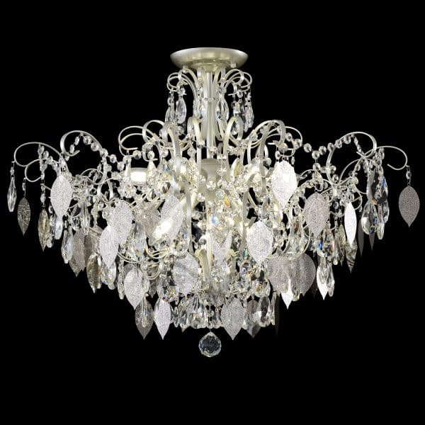 Светильник потолочный Crystal Lux ESMIRALDA PL9 SILVER — изображение 3