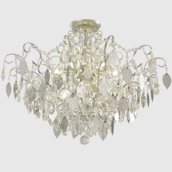 Светильник потолочный Crystal Lux ESMIRALDA PL9 SILVER — изображение 4