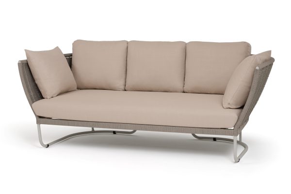 "Фиджи" диван 3-местный плетеный из роупа