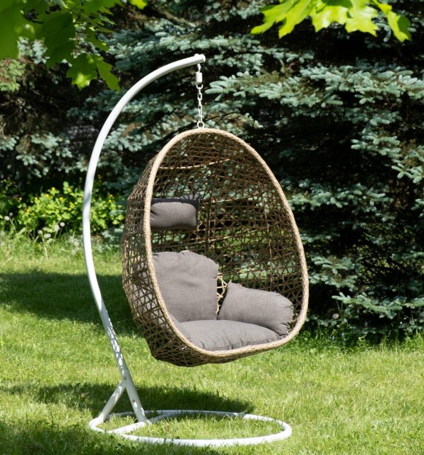 "Флоренция" подвесное кресло-кокон из искусственного ротанга