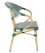 "Грас" плетеный стул из искусственного ротанга, цвет зеленый — изображение 3