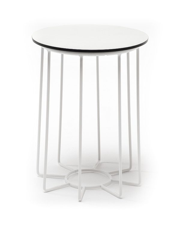 "Эквадор" журнальный стол из HPL круглый Ø40 H55