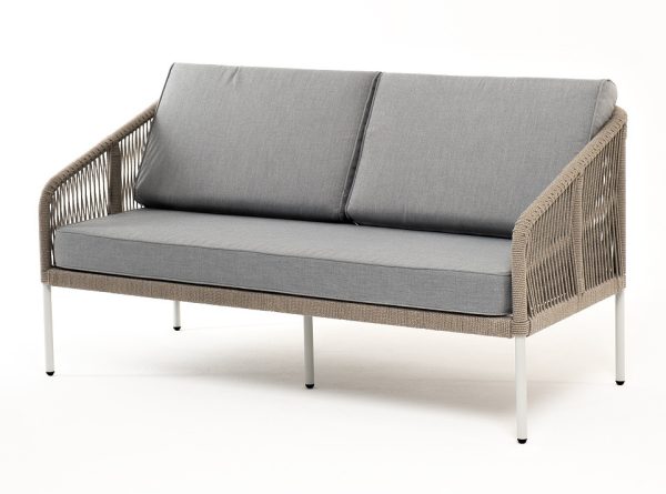 "Канны" диван 2-местный плетеный из роупа