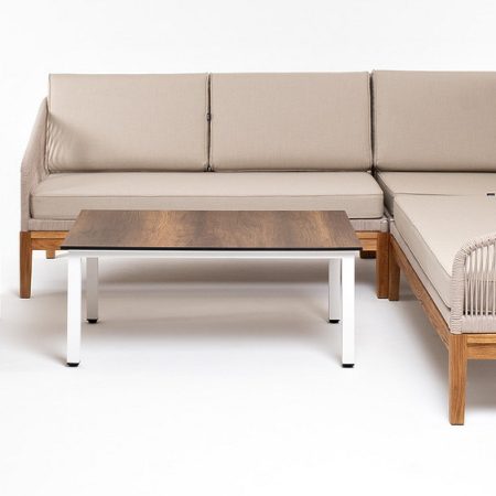 "Канны" модульная угловая лаунж-зона из роупа (веревки)