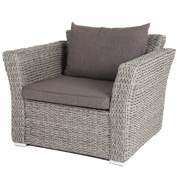 "Капучино" кресло из искусственного ротанга (гиацинт)