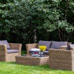 "Капучино Сингл" лаунж-зона из искусственного ротанга (гиацинт)