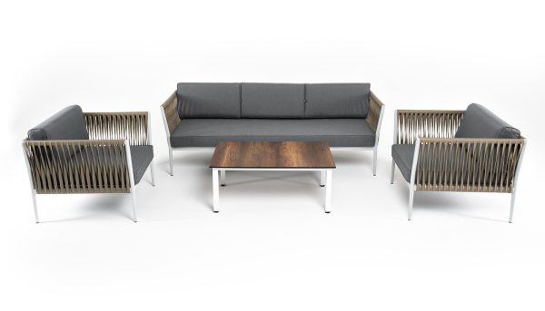 "Касабланка" лаунж-зона плетеная из роупа 5-местная