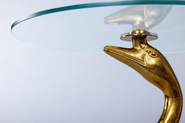 Кофейный стол "Утка" золото 0.76x0.58x0.58м — изображение 4