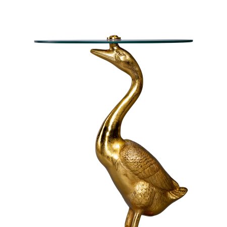 Кофейный стол "Утка" золото 0.76x0.58x0.58м