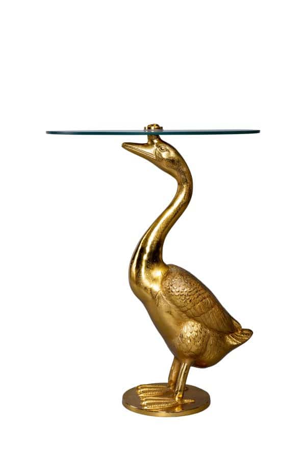 Кофейный стол "Утка" золото 0.76x0.58x0.58м