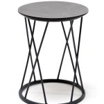 "Колумбия" журнальный стол из HPL круглый Ø40 H55