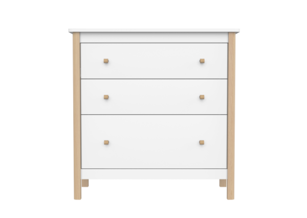 Комод Classic 3 ящика (белый)