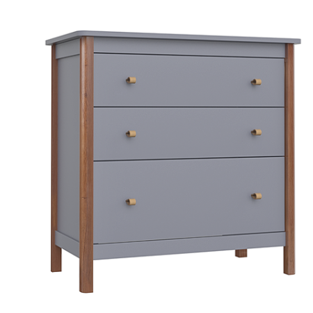 Комод Classic 3 ящика (серый)