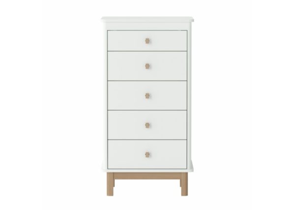Комод Classic 5 ящиков (белый) — изображение 2