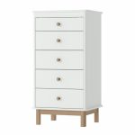 Комод Classic 5 ящиков (белый)