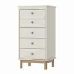 Комод Classic 5 ящиков (молочный)