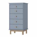 Комод Classic 5 ящиков (серый)