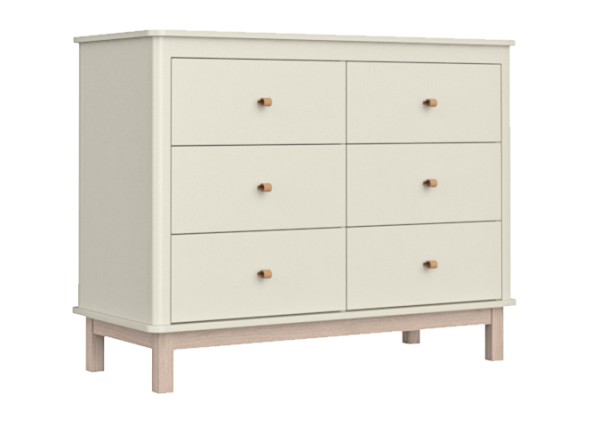 Комод Classic 6 ящиков (молочный) — изображение 2