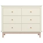 Комод Classic 6 ящиков (молочный)