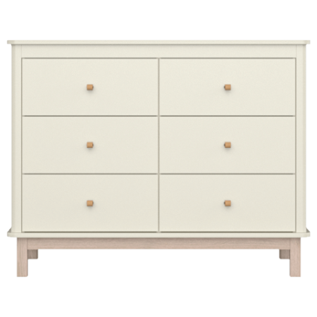 Комод Classic 6 ящиков (молочный)