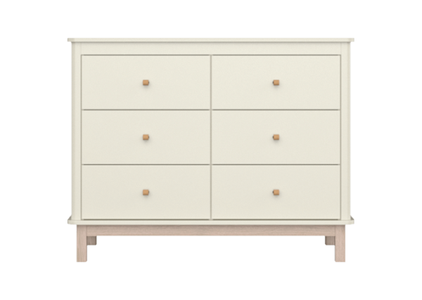 Комод Classic 6 ящиков (молочный)