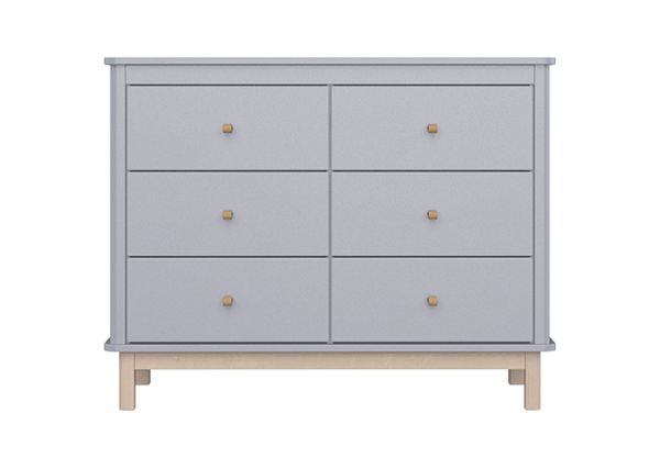 Комод Classic 6 ящиков (серый)