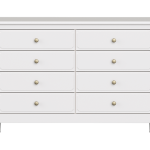 Комод Elit 8 ящиков (белый)