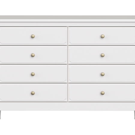 Комод Elit 8 ящиков (белый)