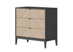 Комод Fjord 3 ящика (темно-серый) — изображение 2
