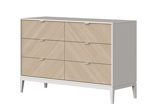 Комод Fjord 6 ящиков (белый) — изображение 2