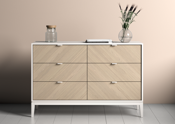 Комод Fjord 6 ящиков (белый) — изображение 3