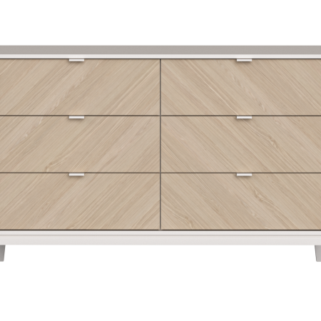 Комод Fjord 6 ящиков (белый)