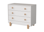 Комод Ice-cream 3 ящика (белый) — изображение 2