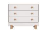 Комод Ice-cream 3 ящика (белый)