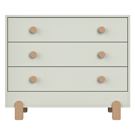 Комод Ice-cream 3 ящика (молочный)