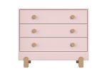 Комод Ice-cream 3 ящика (розовый)