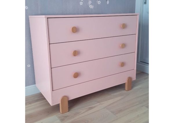 Комод Ice-cream 3 ящика (розовый) — изображение 3