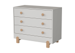 Комод Ice-cream 3 ящика (светло-серый) — изображение 2