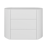 Комод Lagom 3 ящика ширина 100 см (белый)