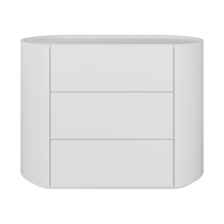Комод Lagom 3 ящика ширина 100 см (белый)