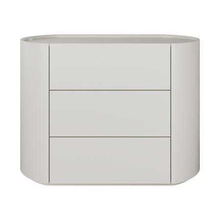 Комод Lagom 3 ящика ширина 100 см (дымка)