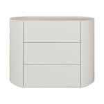 Комод Lagom 3 ящика ширина 100 см (молочный)