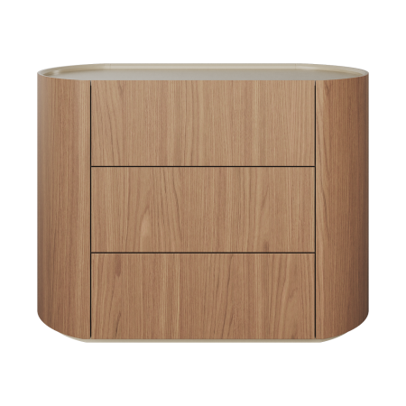 Комод Lagom 3 ящика ширина 100 см (натуральный дуб