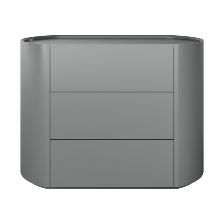 Комод Lagom 3 ящика ширина 100 см (серый)