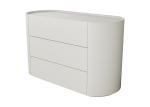 Комод Lagom 3 ящика ширина 120 см (молочный) — изображение 2