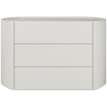 Комод Lagom 3 ящика ширина 120 см (молочный)