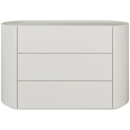 Комод Lagom 3 ящика ширина 120 см (молочный)