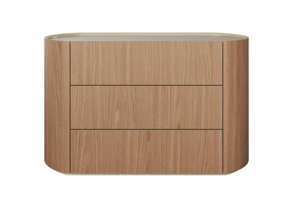 Комод Lagom 3 ящика ширина 120 см (натуральный дуб